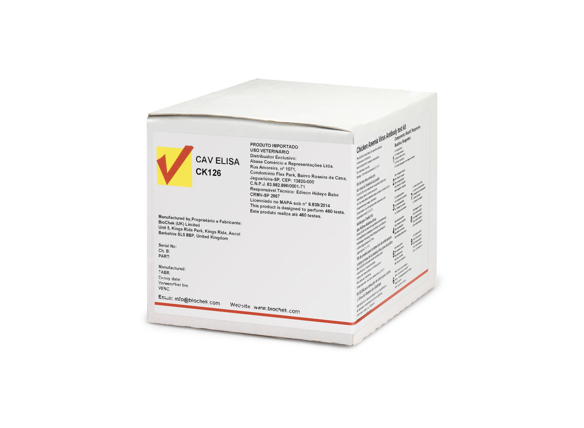 BioChek Chicken Anemia Virus Antibody Test Kit (CAV) Available in the United States