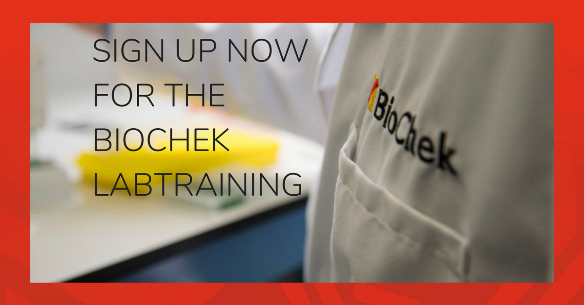 Sign up now: BioChek Labtraining October 2018