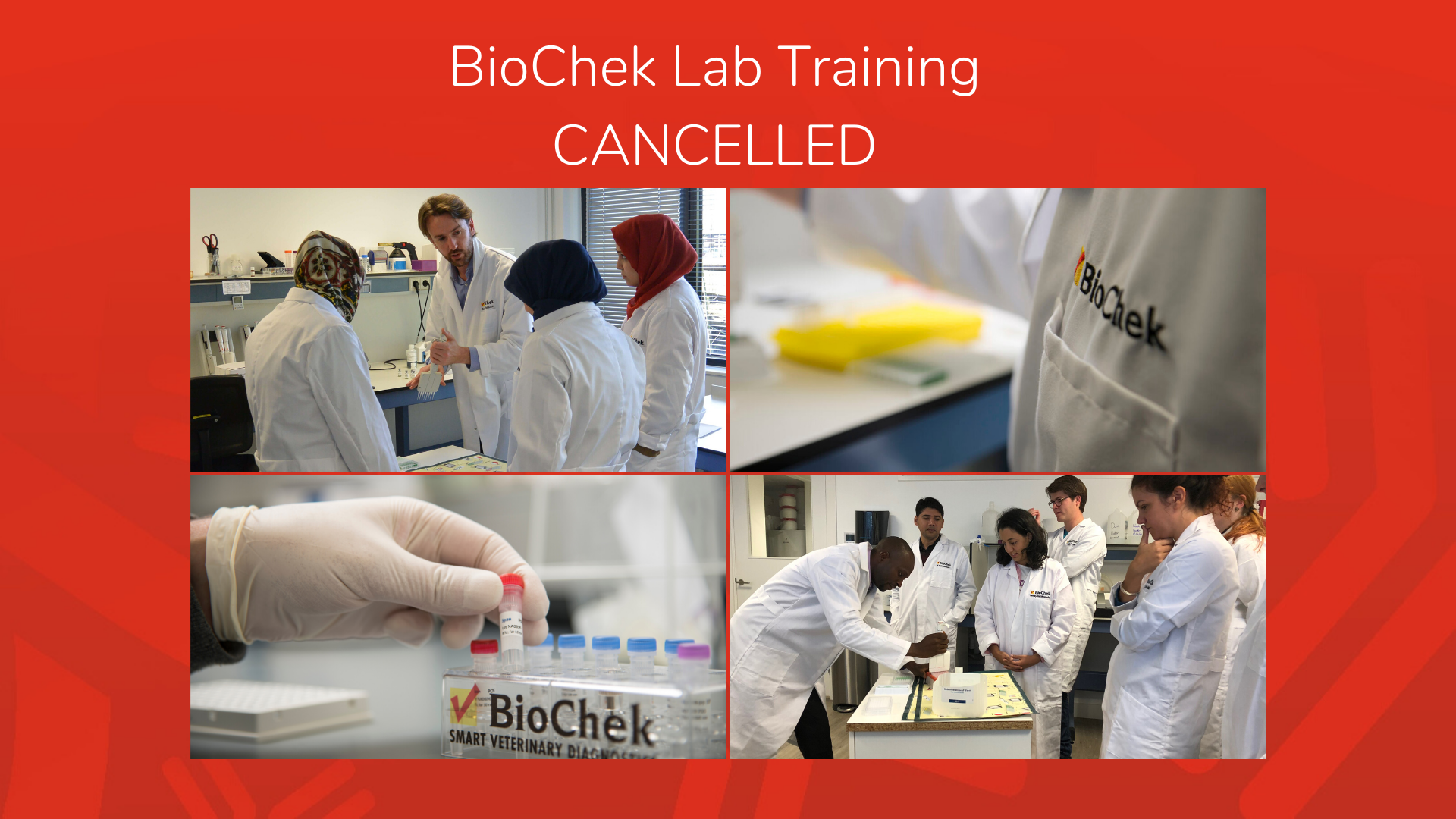 CANCELLED: the BioChek ELISA and PCR Lab Training